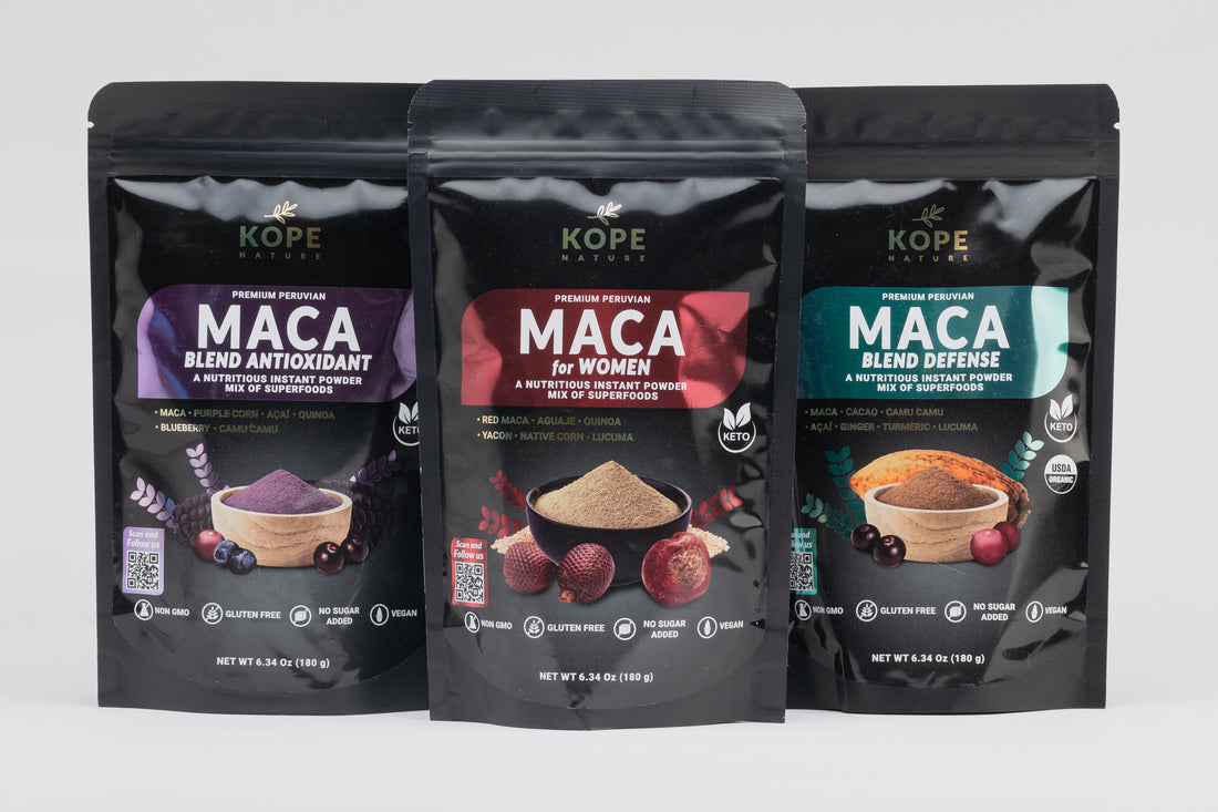 Advantages of gelatinized maca, an ingredient featured in our maca blends: